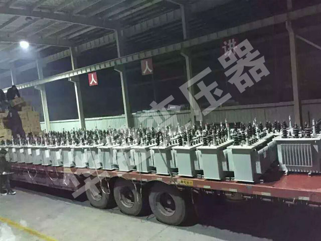 肇庆非晶合金变压器发货现场